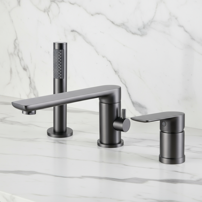 Opbouw badkraan Vero – Gunmetal grey - 21,6 × 24 × 19,5 cm