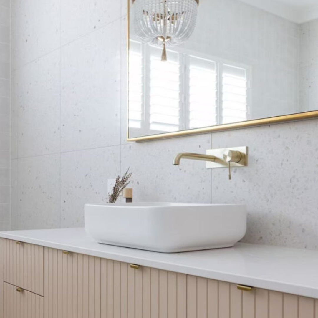 Inbouw wastafelkraan Valencia – Brushed gold