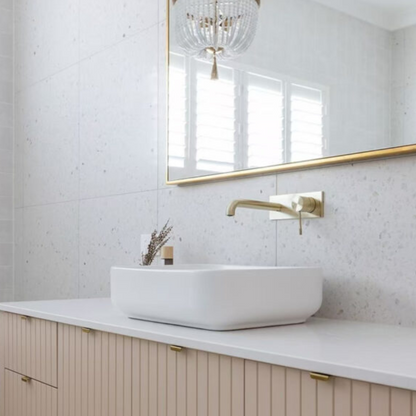 Inbouw wastafelkraan Valencia – Brushed gold