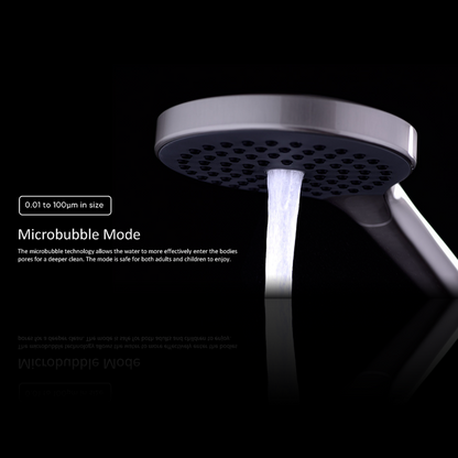 Regendoucheset Valencia – Graphite - Air shower II - Met inbouwmengkraan