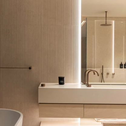 Handdoekrek Valencia - Brushed bronze