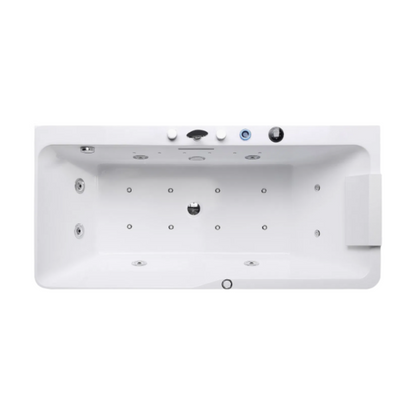 Vrijstaand Massagebad – Monaco – Glans Wit – 160x75x63 cm