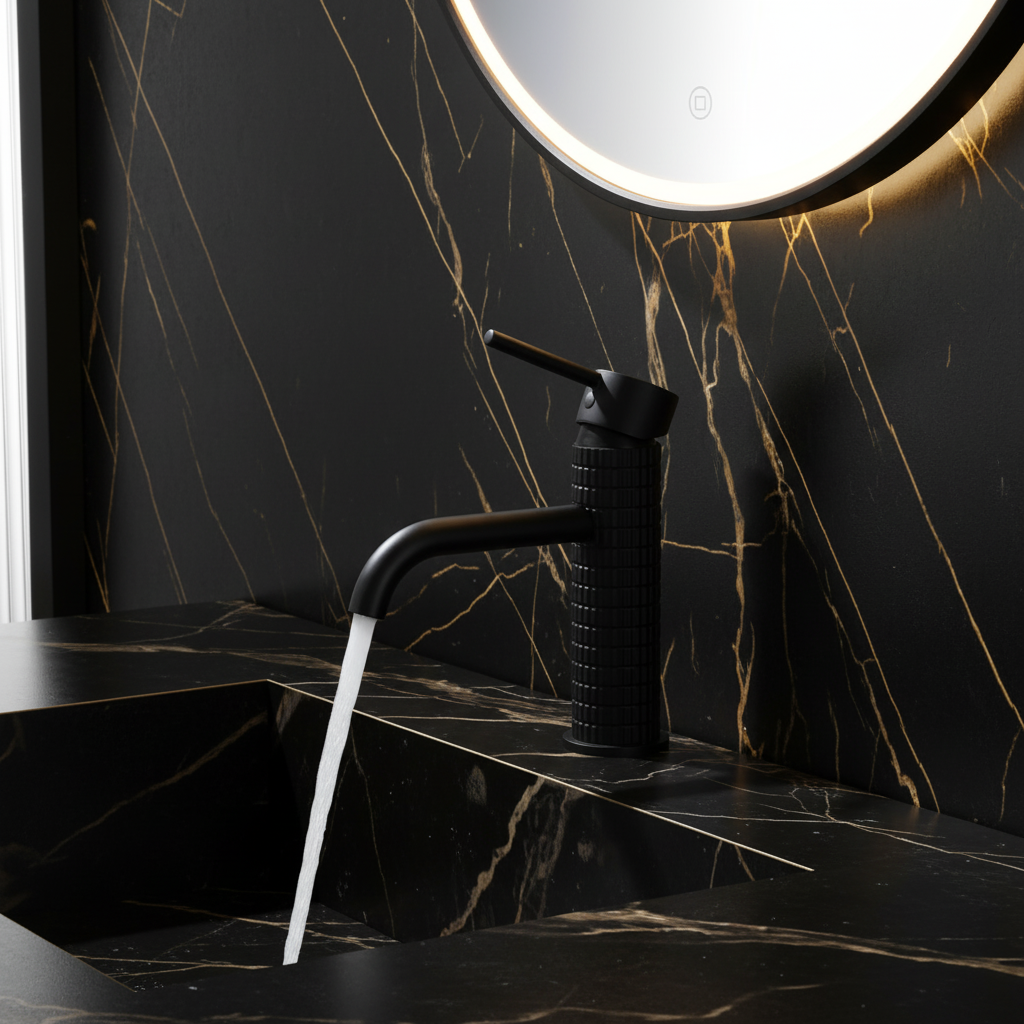 Opbouw wastafelkraan Angelica - Matte black - 15.9 × 12.2 × 5.5 cm