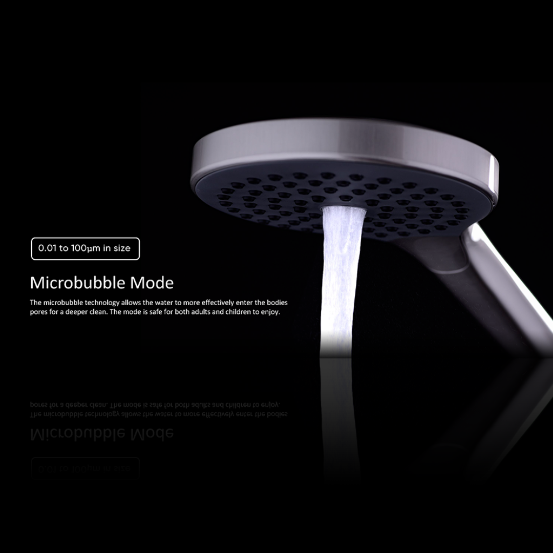 Handdouche met glijstang - Valencia – Air shower II - Brushed bronze