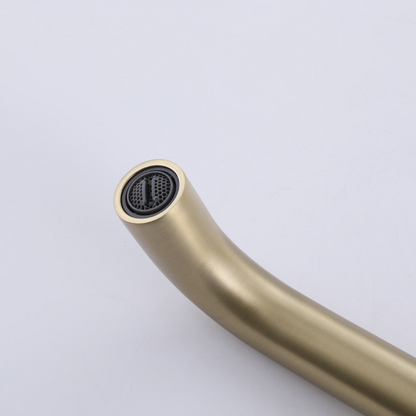 Inbouw wastafelkraan Angelica - Brushed gold - 23 × 20.5 × 10 cm