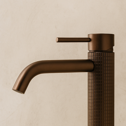 Opbouw wastafelkraan Angelica - Brushed rose gold - 15.9 × 12.2 × 5.5 cm