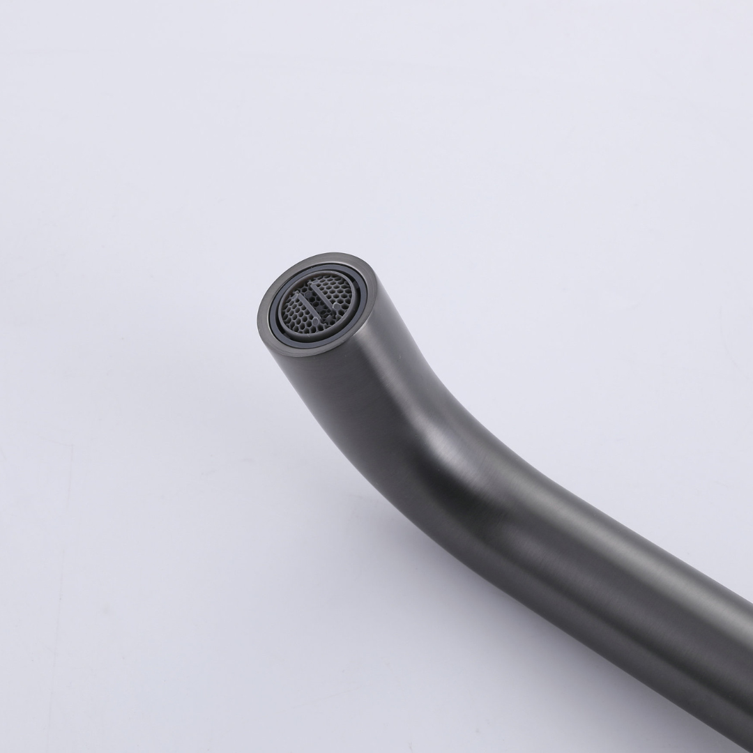 Inbouw wastafelkraan Angelica - Gunmetal grey - 23 × 20.5 × 10 cm