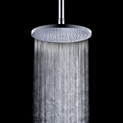 Regendoucheset Valencia – Brushed Nickel - Air shower - Met inbouwmengkraan