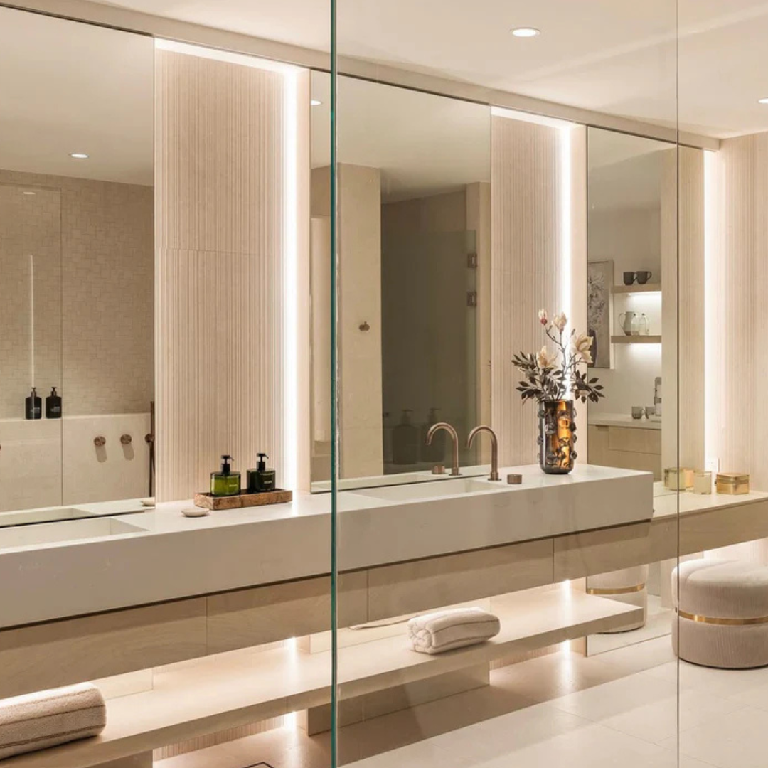 Keukenkraan Valencia – 2-Gats – Brushed gold