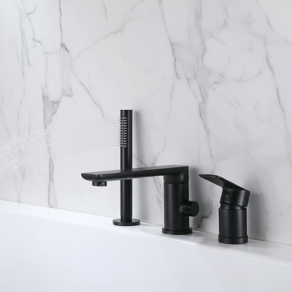 Opbouw badkraan Vero – Matte black - 21,6 × 24 × 19,5 cm