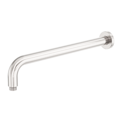 Gebogen Wandarm Capri – Brushed nickel – 400 mm