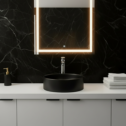 Hoge wastafelkraan Diego  – Chrome - 27,5 × 16,6 × 22,3 cm