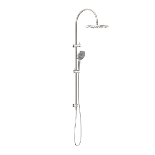 Regendoucheset Valencia – Brushed Nickel - Air shower II - Met inbouwmengkraan