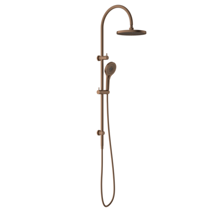 Regendoucheset Valencia – Brushed Bronze - Air shower - Met inbouwmengkraan