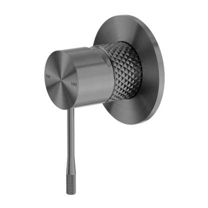 Regendoucheset Valencia – Graphite - Air shower - Met inbouwmengkraan