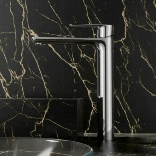 Hoge wastafelkraan  – Silvio – Chrome - 31,5 × 19 × 4,5 cm