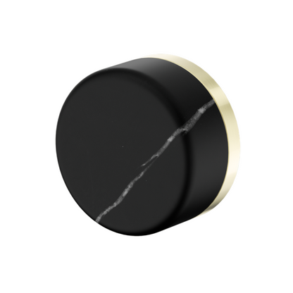 Inbouw mengkraan – Sorrento – Marquina Black – Brushed gold