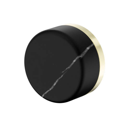 Inbouw mengkraan – Sorrento – Marquina Black – Brushed gold