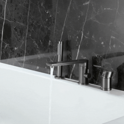 Opbouw badkraan Vero – Gunmetal grey - 21,6 × 24 × 19,5 cm