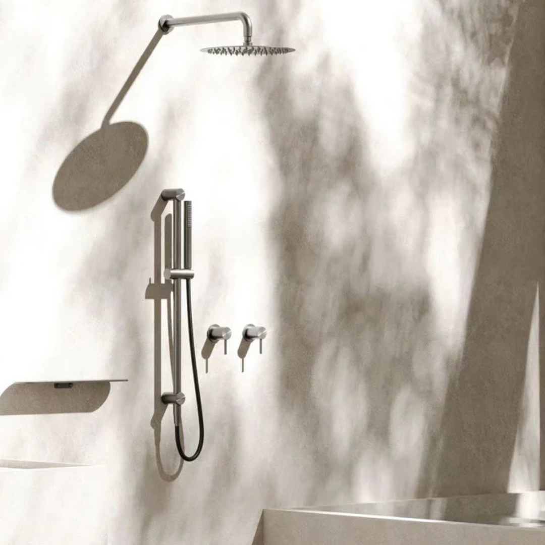 Inbouw mengkraan - Capri - 1-Gats - Brushed bronze